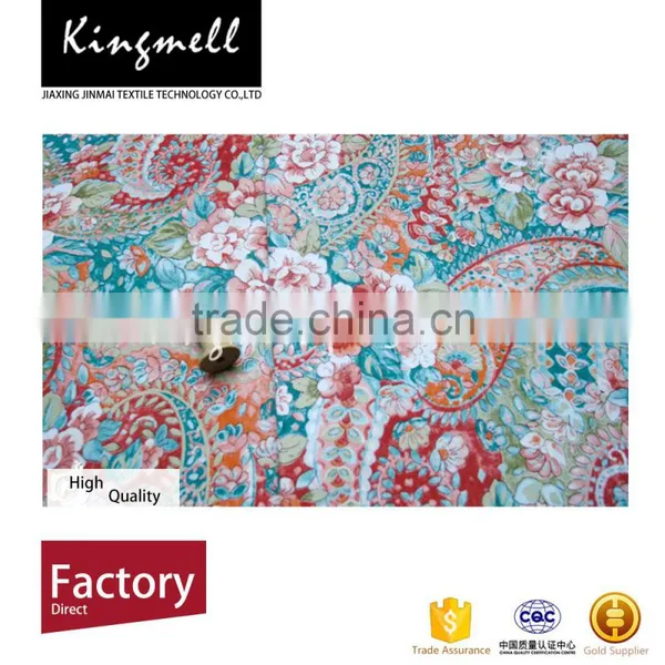 China Hot Wholesale Oriental Twill Printed 100% Cotton Fabric photo-2