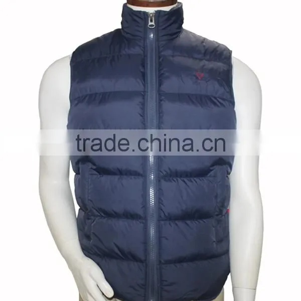 high quality man sleeveless vest , winter outdoor vest & waistcoat