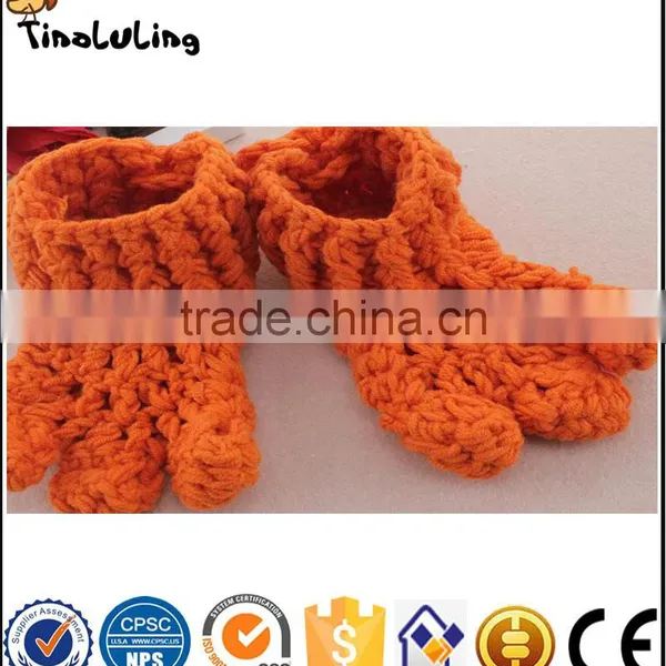 Duck Crochet Quality 3pcs Yellow Outfits Hat+Diaper+Shoes Photographie Props For Newborn Baby Suits photo-5