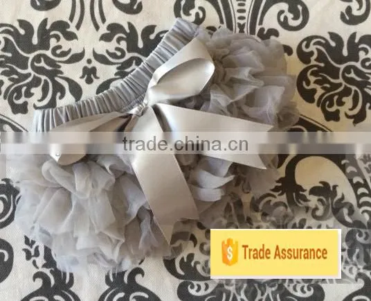 Wholesale Fashion Boutique Chiffon Baby Clothes Tutu Baby Bloomer Multi-layer Ruffle Baby Party Bloomer photo-2