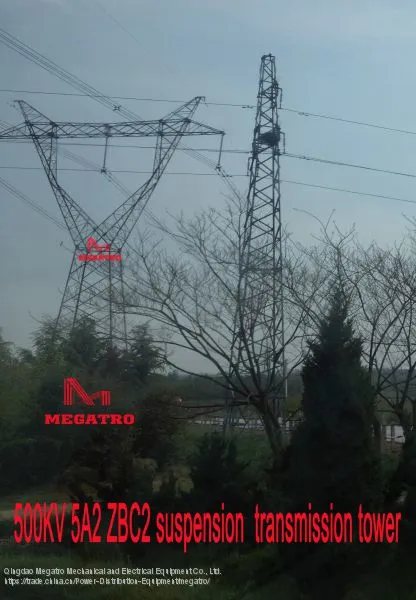 MEGATRO 500KV 5A2 ZBC2 Suspension Transmission Tower photo-4
