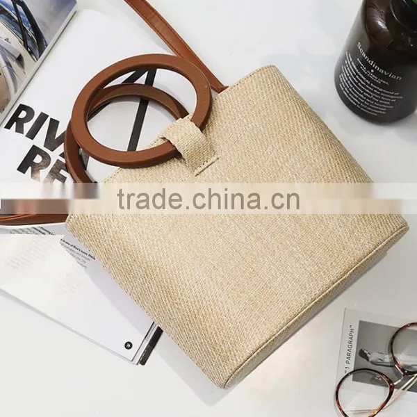 Zm35750a Trendy Women Handbags Wholesale Casual Straw Bags photo-4