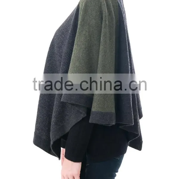 Chunky Great Cotton Wool Poncho Shawl for Sale photo-2