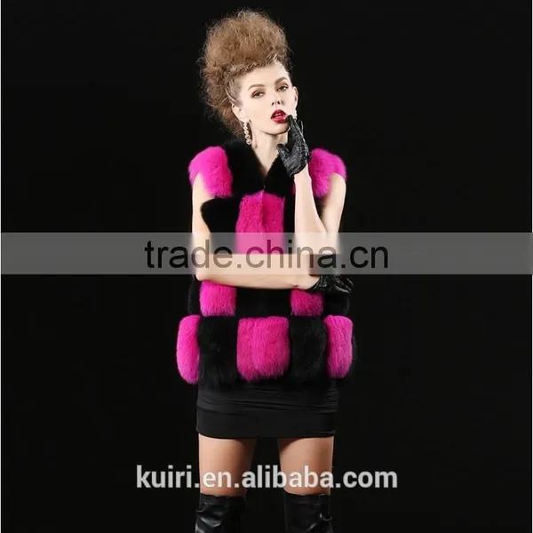 New 2016 Fashion Autumn Winter Coat Warm Women Fur Coat Faux Fox Fur Vest High-Grade Jacket photo-5