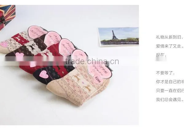 Vestitiy 2016 Merry Christmas 3D Cartoon Christmas Antibacterial Socks Women Cotton Socks Floor Good Christmas Gift Aug 25 photo-6