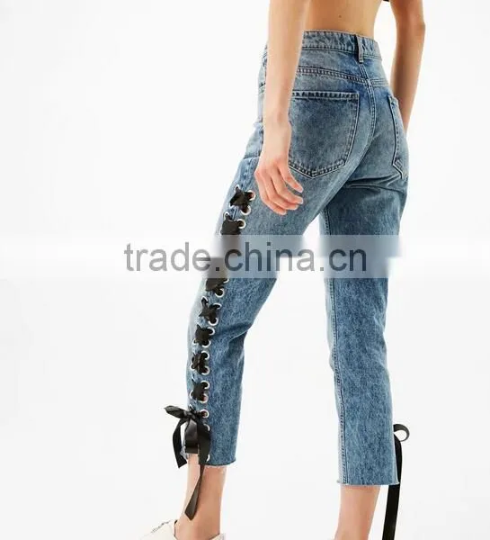 Runwaylover 5173 Hot Sale Ladies Sexy Tie Sexy Jeans photo-2