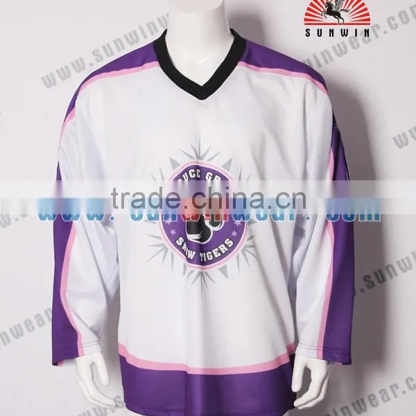 High Quality Team 2017 Sublimation Custom Hockey Jersey photo-3