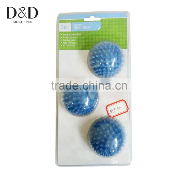 D&D Blue Washing Drying Balls Reusable Laundry Ball Soften Cloth Baking Mats Drying Practical Household Clothes Cleaning Tool photo-2