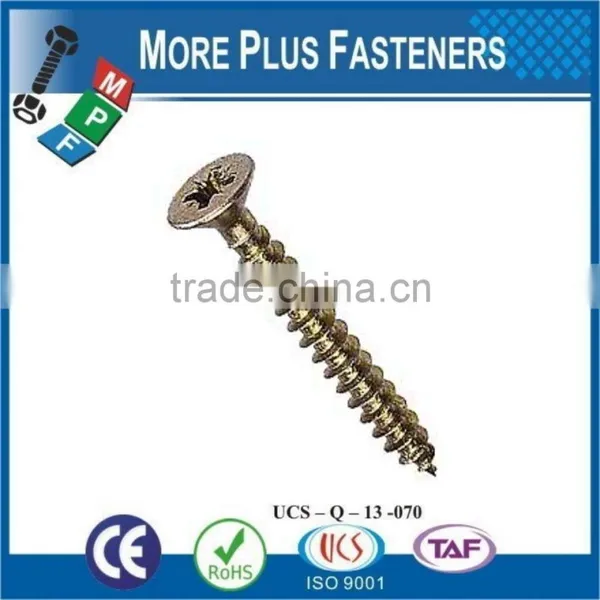 Made in Taiwan Pozi Drive Countersunk Six Lobe Chipboard Screw photo-3