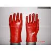 Supply Red PVC Coated Gloves Intelrock Liner 27cm