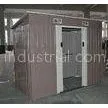 Movable Small Pent Metal Storage Shed , 0.25mm Color Board DIY Metal Shed For Garden