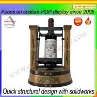 Factory Wholesale Custom Bottle/wine Display Rack photo-2