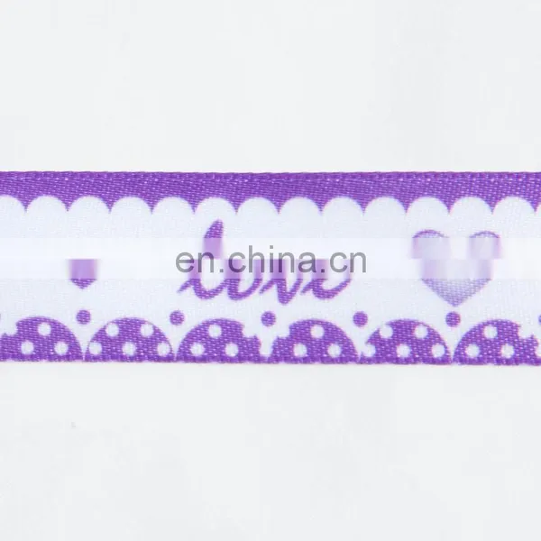 Wholesale Valentine's Day Romantic Love Heat Transfer Printed Ribbon photo-5