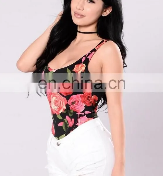 Hot Sale Printed g String Ladies Bodysuit photo-4