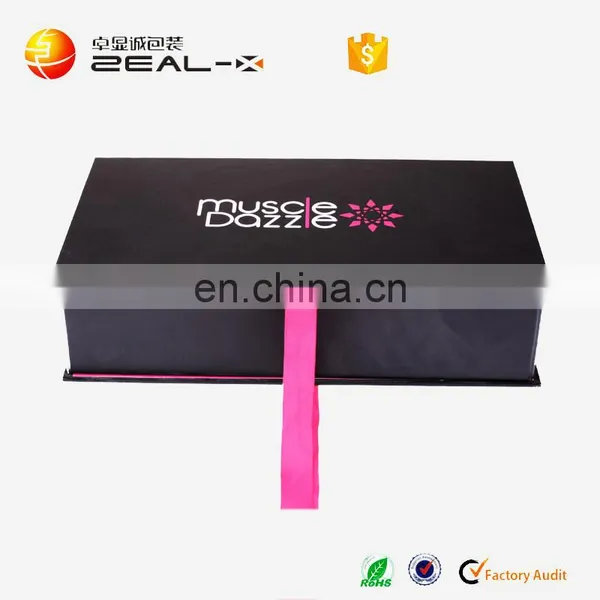 Quick Turn Around Time Ensured Quality Ribbon Folding Clothing Custom Boxes With Logo photo-2