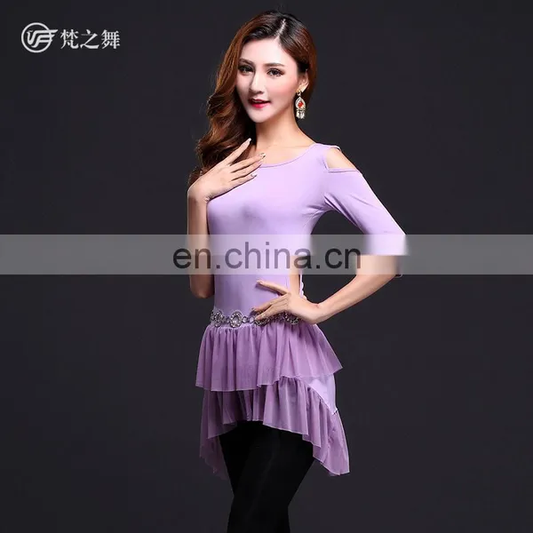 T-5110 Soft Practical Adult Women Belly Dance Skirt Costume photo-2