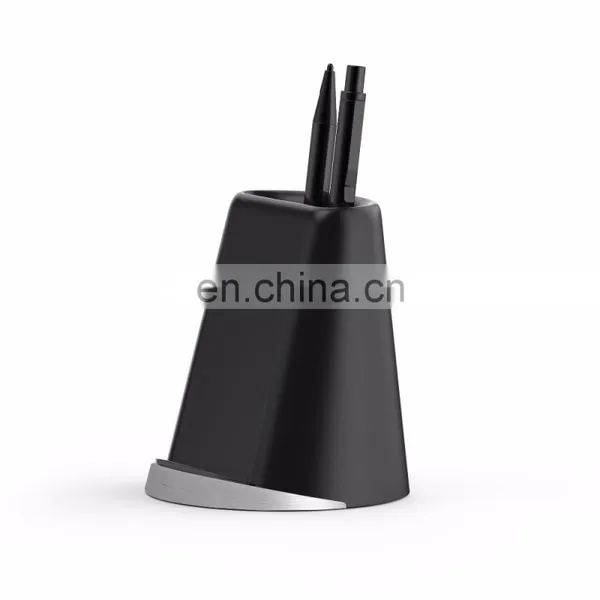 New Anti-slip Silicon Fast Wireless Charging Holder Stand With Pen Container photo-4