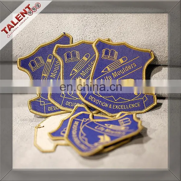 Modern Design Woven Logo Labels Tags Uniform Badge Best Quality photo-5