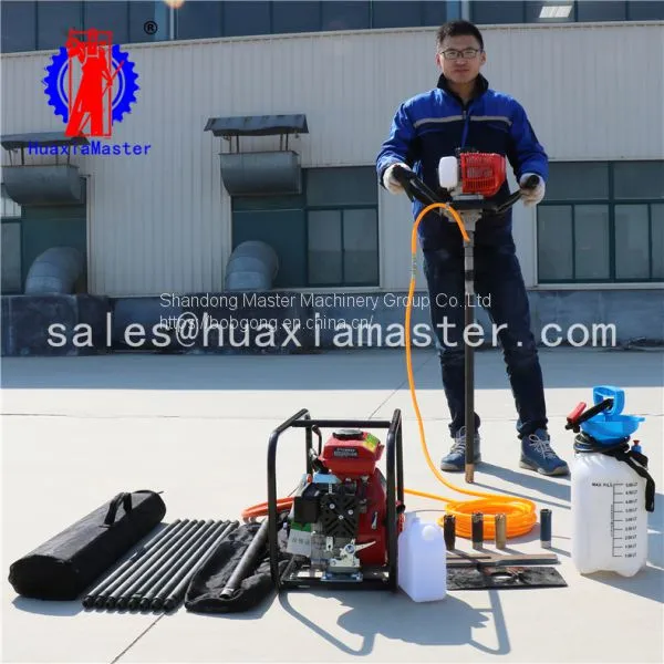 Backpack Rock Core Sampling Machine BXZ-1/handheld Sample Drill Rig/portable Sand Rig Easy Operation for Sale photo-5