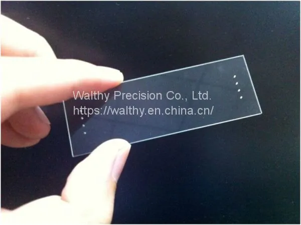 Glass/quartz/sapphire Parts, Substrate, via and Blind Holes Drilling, no Chipping Cut photo-5