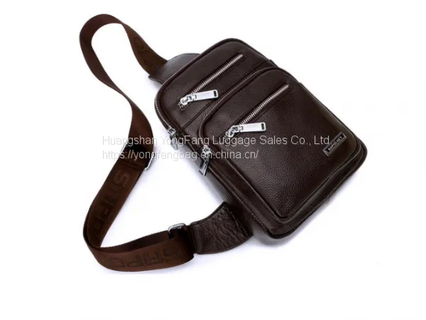 Leather Shoulder Bag, Chest Bag photo-2