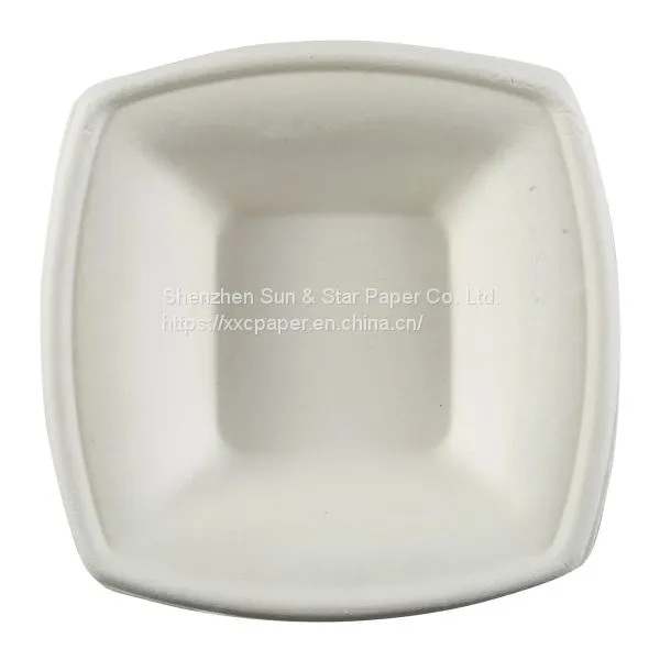 Disposable Square Bowl: 12oz Compostable Diamond Collection SS-SDP812B photo-3