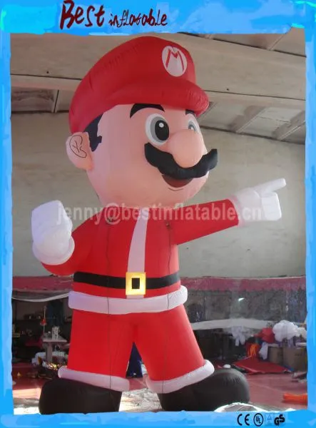 Inflatable Supermario Mascot Cartoon Inflatable Performance Model for Promoting Exhibition photo-4