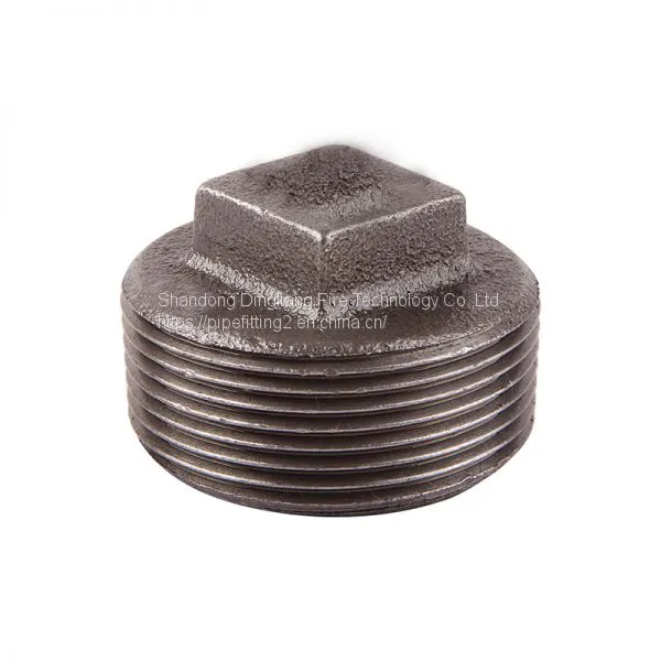 malleable iron pipe fittings plug