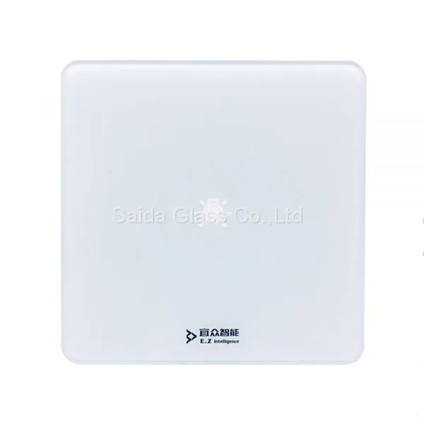 Customised 3mm Top Switch Tempered Glass With UV Printing for Smart Home photo-5