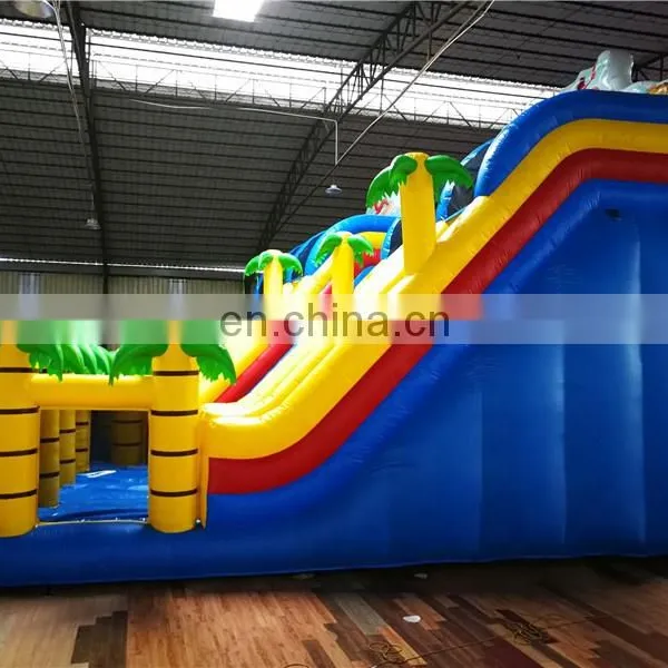 Commercial Forest Theme Kids Outdoor Inflatable Bounce House With Slide On Sale photo-3