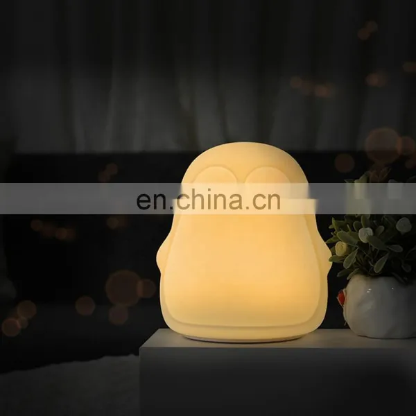 New Design Battery Powered Silicone Custom Night Table Lamp For Bedside Lighting photo-4