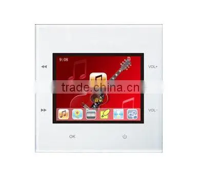 3 Inch Screen Home Intelligent Touch Screen Background Music System With Remote Control photo-3