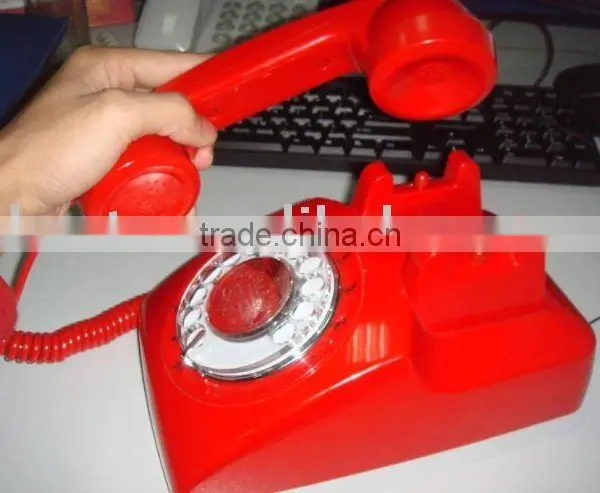 rotary dialing antique telephone