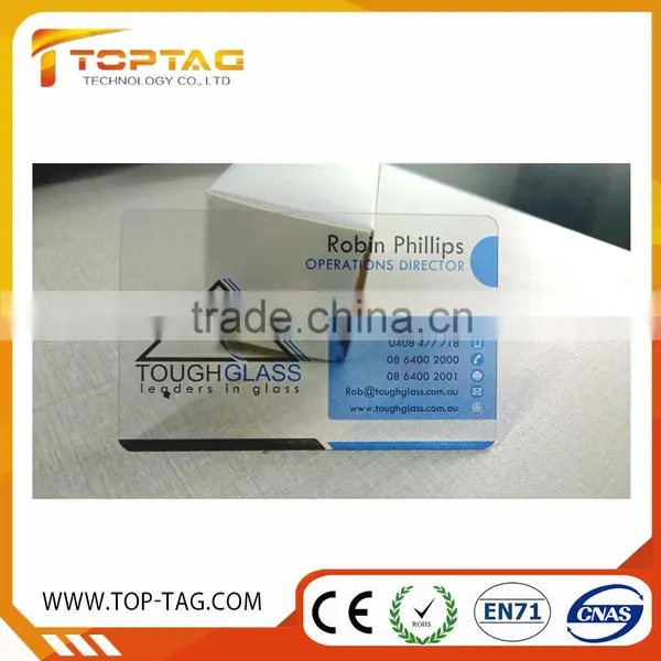 Plastic Mirror Business Cards Cheap , Clear Frosted Plastic Business Cards photo-2