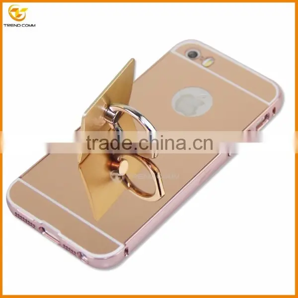 Wholesale Aluminum Metal Bumper Plating Mirror Hard Cover for Iphone 5s photo-3