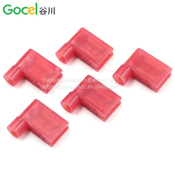 Nylon Fully Insulated Flag Female Plug Terminal FLDNY1.25-250 Flag Copper Wire Lug Terminal Block photo-2