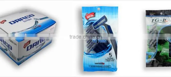 D207 Men Face Clean Disposable Razor Blades photo-6