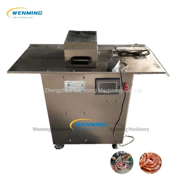 Semi-Automatic Sausage Linker Machine Electric Sausage Tying Machine-Sausage Knoting Machine for Sale photo-2