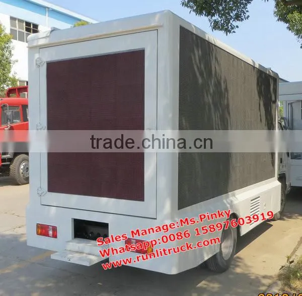 HOWO 6Wheels MiNI LED Trucks, Out Door Mobile LED Advertising Truck P10, P8, P6 LED Screen on Sales photo-6