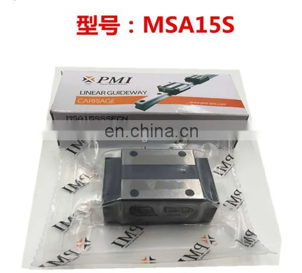 Original PMI Linear Guideway MSA15S MSA20S MSA25S MSA30S MSA35S MSA45S MSA55S MSA65SSSFCN Linear Guide Block photo-2