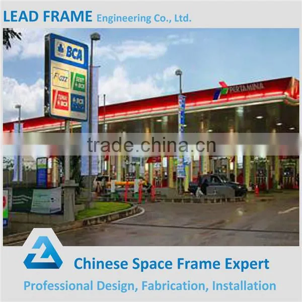 Hight Stable Steel Structure for Petrol Station Construction photo-2