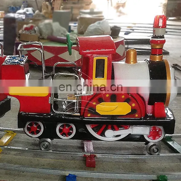 Outdoor Theme Park Toy Electric Train Ride Equipment Track Amusement Rides Mini Trains photo-5