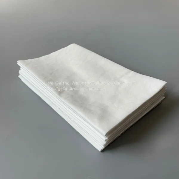Grande 50*60cm Disposable Non-woven Towel White Facial Towel 56g Plain Weave Non-woven Fabric photo-2