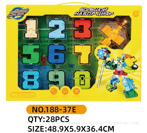 DIY Assemble Deformation Large Number Deformation Robot Toys