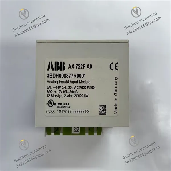 ABB AX722F 3BDH000377R0001 Analog Input/Output Module photo-2