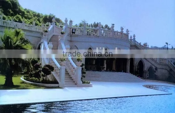 Wholesale Cheap White Marble Exterior Stairs & Handrail photo-2