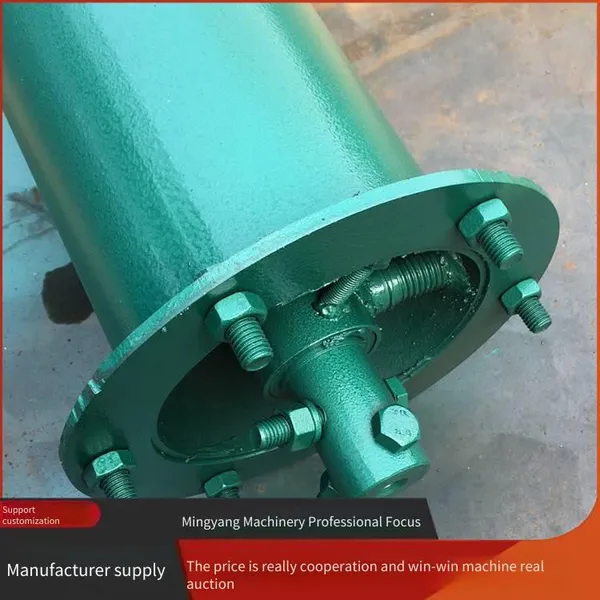 219 Diameter Spiral Elevator, Stainless Steel Grain Screw Conveyor, Round Pipe Baking Soda Material Lifting Machine photo-4