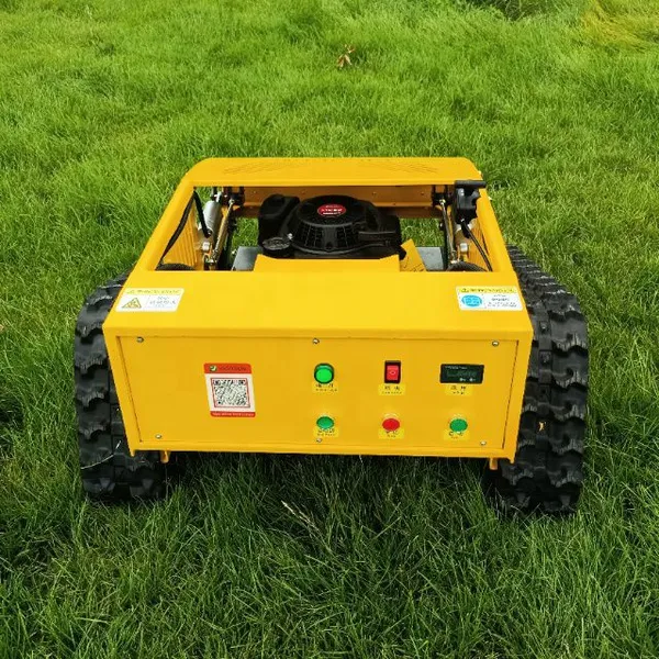 Petrol Industrial Rubber Track All Terrain Self-Charging Commercial One-Button Start RC Bush Trimmer photo-3