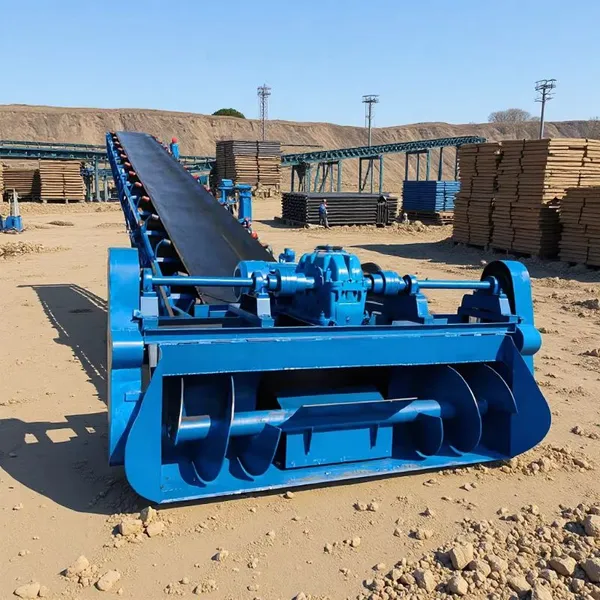 Belt Conveyor for Material Handling Automated Palletizing Conveyor for Granular Materials Coal and Ore Belt Conveyor for Loading Trucks photo-3