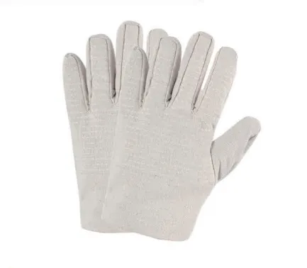 24-Thread Thickened Canvas Work Gloves, Wear-Resistant Industrial Safety Gloves